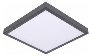 LED stropné svietidlo so snímačom VITALI LED/24W/230V 4000K 33x33 cm antracit