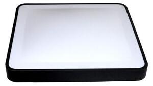 LED stropné svietidlo so snímačom WILTON LED/24W/230V 4000K 33x33 cm čierna