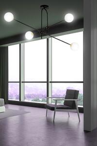 Emibig DIARF 4 | dizajnová stropná lampa zo kovových tyčiek Farba: Čierna