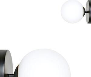Emibig FLOKI K1 | nástenné svietidlo so sklenenou guľou Farba: Biela
