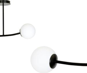 Emibig HALLDOR 2 | stropné svietidlo so sklenenými guľami Farba: Biela