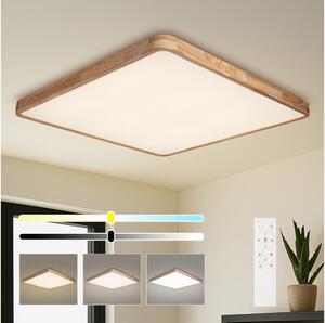 BRILAGI - stmievateľné LED svietidlo WOODLINE SQUARE LED/180W/230V dub 100x100 cm + DO