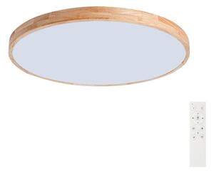 Brilagi - stmievateľné LED svietidlo WOODLINE LED/100W/230V 3000-6000K, dub, priemer 80 cm + diaľkové ovládanie