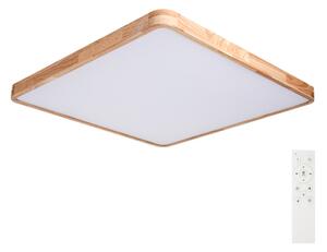 BRILAGI - stmievateľné LED svietidlo WOODLINE SQUARE LED/180W/230V dub 100x100 cm + DO
