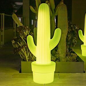 Stojacia lampa Newgarden cactus, limetkovo zelená