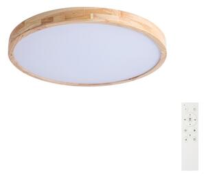 Brilagi - LED stmievateľné svietidlo WOODLINE LED/72W/230V 3000-6000K dub, priemer 60 cm + diaľkové ovládanie