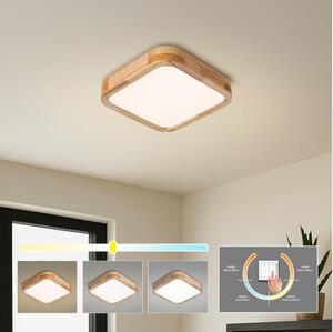 Brilagi - LED stropné svietidlo WOODLINE SQUARE LED/32W/230V 3000/4000/6000K dub 30x30