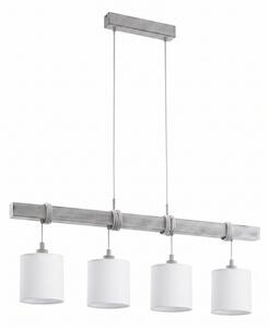 Brilagi - LED luster na lane NUBILA 4xE27/60W/230V sivá/biela