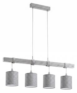 Brilagi - LED luster na lanku NUBILA 4xE27/60W/230V sivá