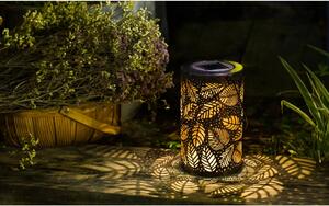Bluegarden - LED solárna lampa - čierna / ružovo zlatá - P60162