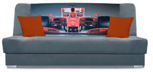 Rozkladacia pohovka BIRMA - šedá / formula