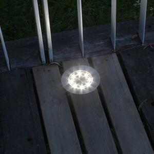 Bluegarden - LED solárna lampa - chróm - P60048