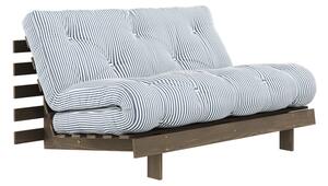 Biela/svetlo modrá rozkladacia pohovka 140 cm Roots - Karup Design