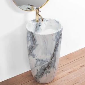 Rea - Voľne stojace umývadlo Anya - granit - 45x84x45 cm