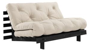 Béžová rozkladacia pohovka 140 cm Roots Black Night – Karup Design