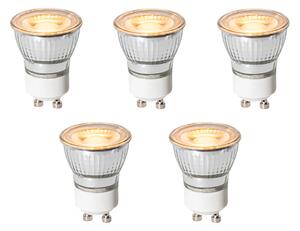 Sada 5 stmievateľných LED žiaroviek GU10 35 mm 4W 200 lm 2200K