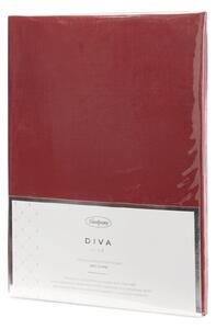 MAKOSATÉNOVÉ PRESTIERADLO DINA 160X210 CM ČERVENÉ