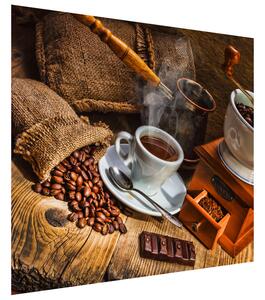 Gario Fototapeta Kávový svet Veľkosť: 268 x 100 cm, Materiál: Latexová
