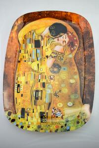 MAKRO - Podnos sklo 35x25cm Klimt Kiss