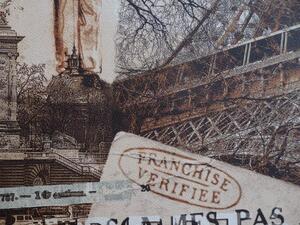 VÝPRODEJ Vliesová tapeta Paříž, Eiffelova věž EW2102, Exposed Warehouse, Grandeco