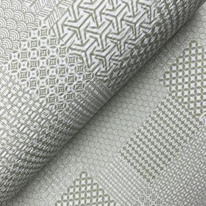 Ervi bavlna-krep š.240 cm - Geometrický vzor č.26557-28, metráž