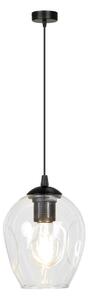 Emibig ISTAR 1 | dizajnová sklenená závesná lampa Farba: Čierna / transparentná