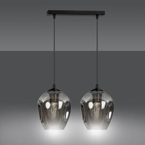 Emibig ISTAR 2 | dizajnová sklenená závesná lampa Farba: Čierna / grafit