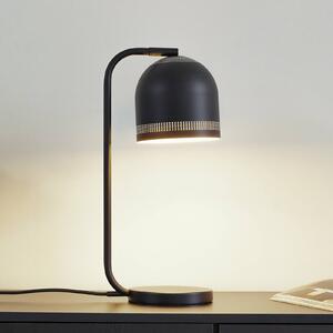 NOLA stolová lampa Oura, čierna, výška 45 cm, železo, E14, Čierna, Spálňa, kov, Škandinávsky, Stojacie svietidlo