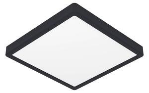 EGLO connect Smart LED svietidlo Fueva 6-Z, čierne, 39 cm, Čierna, Obývacia izba / jedáleň, Plast, Moderný, Stropné svetlo
