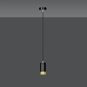 Emibig FUMIKO 1 | dizajnová závesná lampa Farba: Čierna / Zlatá