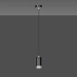 Emibig FUMIKO 1 | dizajnová závesná lampa Farba: Čierna / chróm