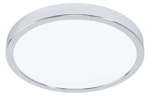 EGLO connect Smart LED svietidlo Fueva 6-Z, chróm, Ø27cm, Hliník / sivá / zinok, Obývacia izba / jedáleň, Plast, Moderný, Závesné svietidlo