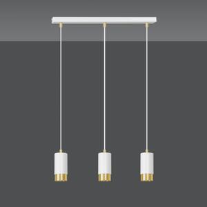 Emibig FUMIKO 3 | dizajnová závesná lampa Farba: Biela / chróm