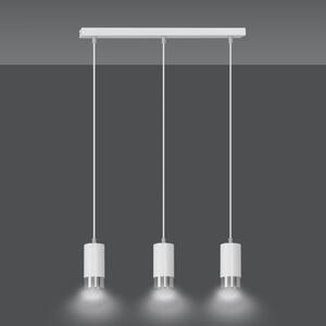Emibig FUMIKO 3 | dizajnová závesná lampa Farba: Biela / chróm