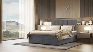 Čalúnená posteľ DELTA 2 - 180x200, tmavo šedá