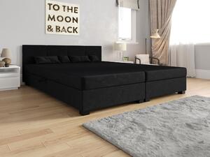Americká posteľ s úložným priestorom 160x200 ROSIE 15 - grafit