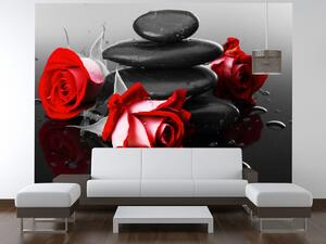 Gario Fototapeta Roses and spa Veľkosť: 200 x 135 cm, Materiál: Latexová