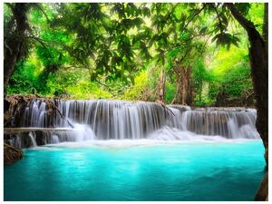 Gario Fototapeta Nádherný vodopád v Thajsku Veľkosť: 200 x 135 cm, Materiál: Latexová