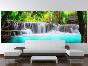 Gario Fototapeta Nádherný vodopád v Thajsku Veľkosť: 268 x 240 cm, Materiál: Latexová