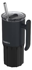 Nerezový termohrnček so slamkou Umi Black 720 ml