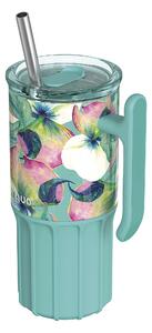 Nerezový termohrnček so slamkou Umi Waterfall Garden 720 ml