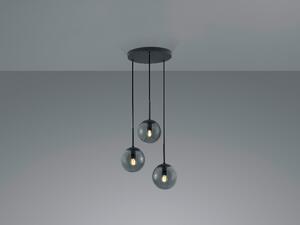 Trio BALINI 3 | dizajnová závesná lampa Farba: Antracit