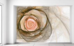 Gario Fototapeta Nádherná ruža fraktál Veľkosť: 200 x 135 cm, Materiál: Latexová