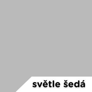 Skladací stôl 180 x 80 cm, čierna podnož, svetlo sivá