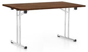 Skladací stôl 140 x 80 cm, dub silverjack
