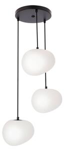 Luster na lanku STONES 3xE27/40W/230V