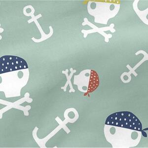 Detská bavlnená plachta Moshi Moshi Pirate Life, 90 x 200 cm