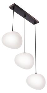 Luster na lanku STONES 3xE27/40W/230V
