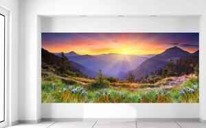 Gario Fototapeta Lúka v horách Veľkosť: 200 x 150 cm, Materiál: Latexová