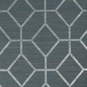 Luxusná tyrkysová tapeta, geometrický vzor 112657, Opulence, Graham & Brown